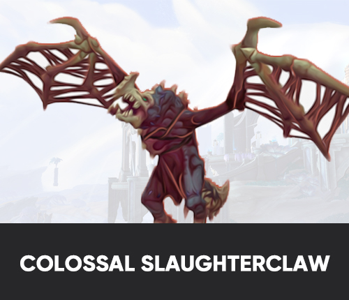 REINS OF THE COLOSSAL SLAUGHTERCLAW MOUNT